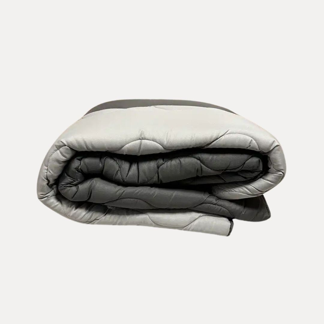 couette chaude gris clair gris fonce