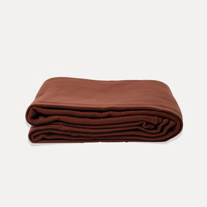 Couverture polaire marron