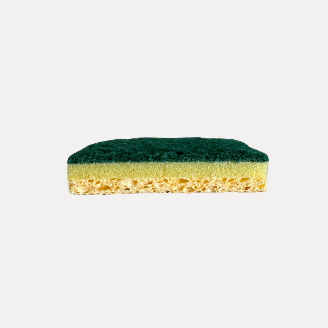 Eponge vegetale avec grattoir