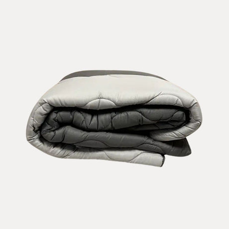 couette chaude gris clair gris fonce