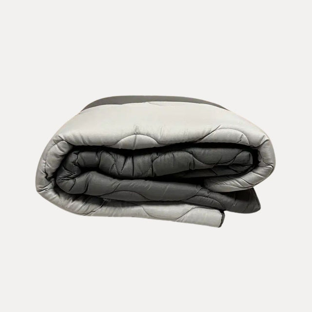 couette chaude gris clair gris fonce