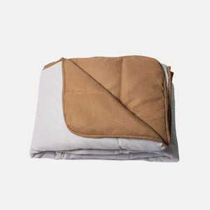 couette légère taupe camel